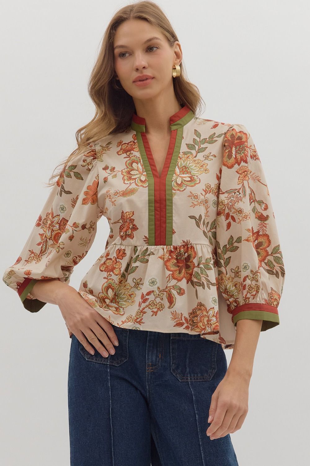 Fall In Line Top-Fashion Tops-Podos Boutique, a Women's Fashion Boutique Located in Calera, AL