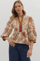 Fall In Line Top-Fashion Tops-Podos Boutique, a Women's Fashion Boutique Located in Calera, AL