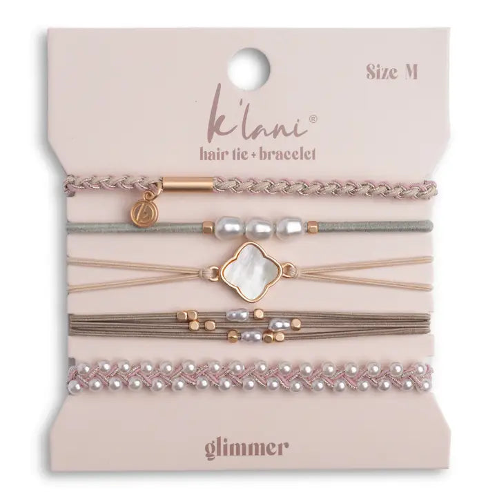 K'Lani Hair Tie Bracelets-Podos Boutique, a Women's Fashion Boutique Located in Calera, AL