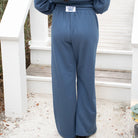 Lulu Mac Terry Cloth Pants-Lounge Wear-Podos Boutique, a Women's Fashion Boutique Located in Calera, AL