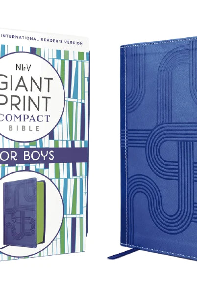 NIrV Giant Print Compact Bible for Boys-Books-Podos Boutique, a Women's Fashion Boutique Located in Calera, AL