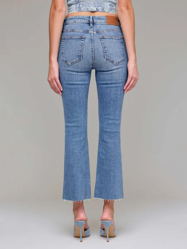 Hidden Cropped Flare-Jeans-Podos Boutique, a Women's Fashion Boutique Located in Calera, AL