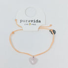 PV Stone Heart Bracelet-Bracelets-Podos Boutique, a Women's Fashion Boutique Located in Calera, AL