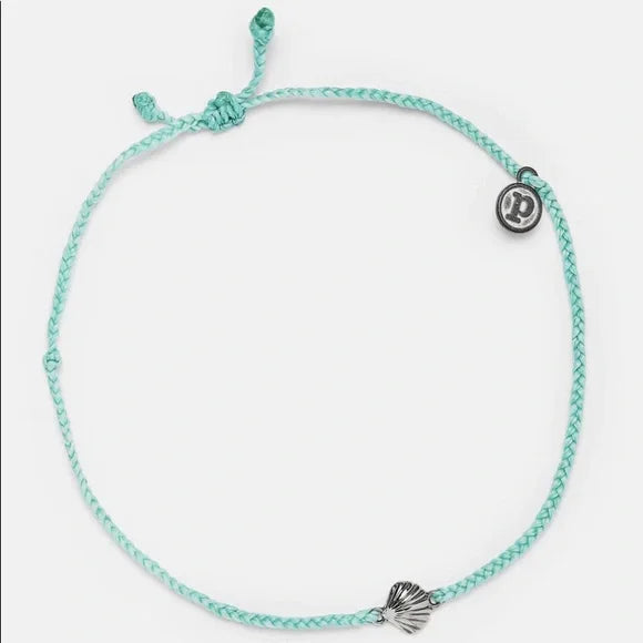 PV Scallop Charm Anklet-Bracelets-Podos Boutique, a Women's Fashion Boutique Located in Calera, AL
