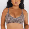 The Wild Cat - Leopard Print Boob Hammock™ Plunge Bralette-Bralettes-Podos Boutique, a Women's Fashion Boutique Located in Calera, AL