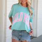 Lulu Mac Polka Dot Tee-Graphic Tees-Podos Boutique, a Women's Fashion Boutique Located in Calera, AL