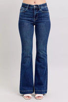 Judy Blue Flare Jeans-Clothing-Podos Boutique, a Women's Fashion Boutique Located in Calera, AL