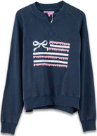 Simply Southern Ribbon Flag Crewneck-sweatshirts-Podos Boutique, a Women's Fashion Boutique Located in Calera, AL