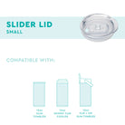 Swig - Clear Slider Lids-Drinkware-Podos Boutique, a Women's Fashion Boutique Located in Calera, AL