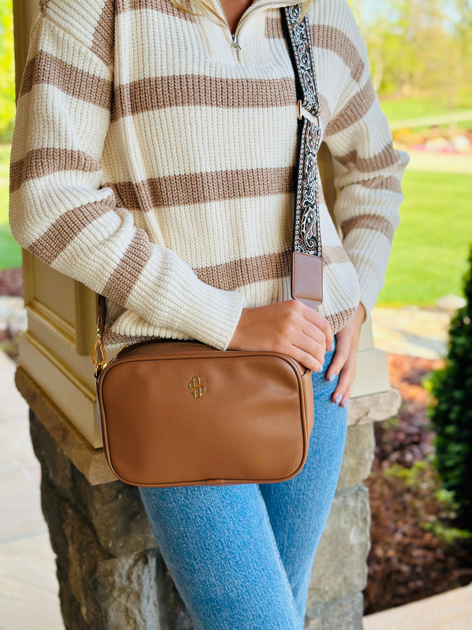 SS Leather Crossbody-Podos Boutique, a Women's Fashion Boutique Located in Calera, AL