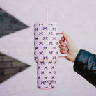 Katydid Tumbler Cup with Handle-Drinkware-Podos Boutique, a Women's Fashion Boutique Located in Calera, AL