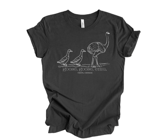 goose. goose. emu. Graphic Tee-Graphic Tees-Podos Boutique, a Women's Fashion Boutique Located in Calera, AL