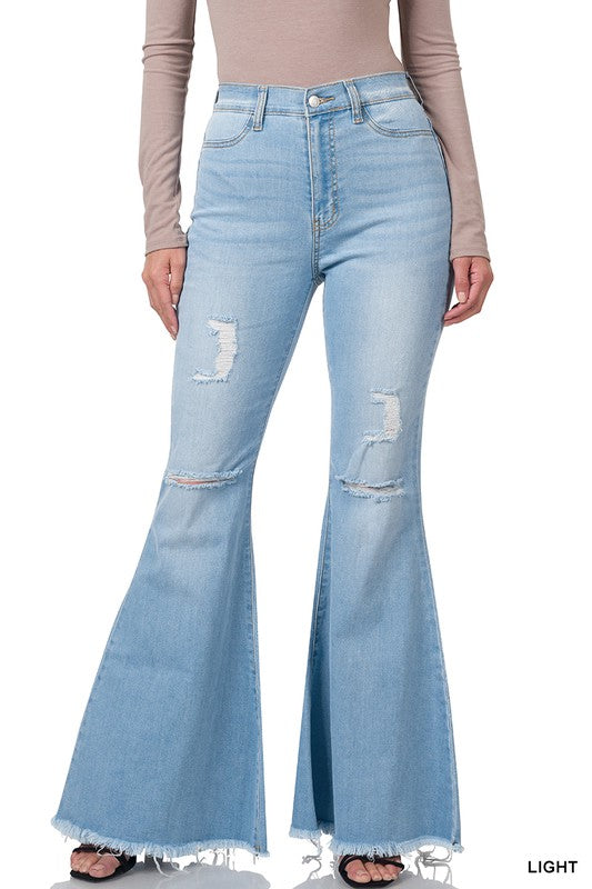 HR Super Flare Jeans-Boutique Items. - Boutique Apparel - Ladies - Below the Belt - Jeans-Podos Boutique, a Women's Fashion Boutique Located in Calera, AL