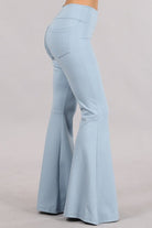 Wide Flare Pull-on Pants w/ Back Pockets-Apparel & Accessories-Podos Boutique, a Women's Fashion Boutique Located in Calera, AL
