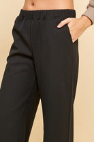 Solid Flare Pants-Pants-Podos Boutique, a Women's Fashion Boutique Located in Calera, AL