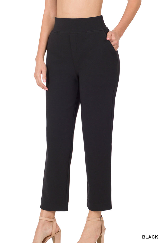 7/8 Stretch Pull-On Pants-Boutique Items. - Boutique Apparel - Ladies - Below the Belt - Pants-Podos Boutique, a Women's Fashion Boutique Located in Calera, AL