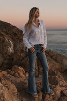 HR Super Flare Jeans-Jeans-Podos Boutique, a Women's Fashion Boutique Located in Calera, AL