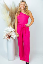 Sleeveless Knit Jumpsuit-Rompers & Jumpsuits-Podos Boutique, a Women's Fashion Boutique Located in Calera, AL