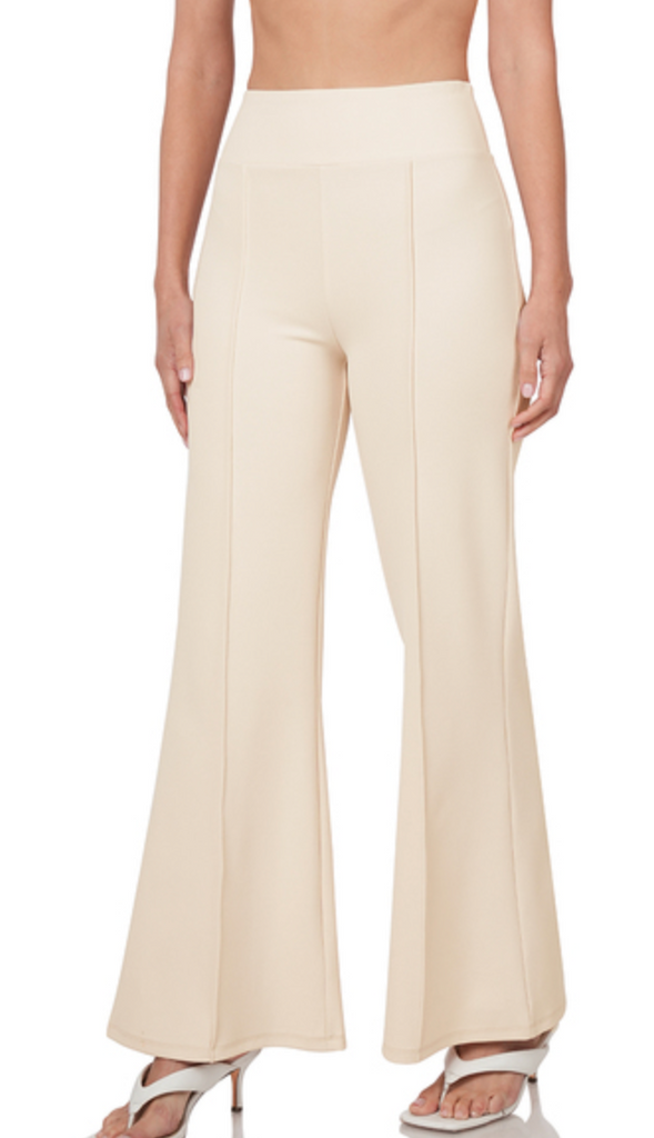 High Waist Knit Wide Leg Pant-Boutique Items. - Boutique Apparel - Ladies - Below the Belt - Pants-Podos Boutique, a Women's Fashion Boutique Located in Calera, AL