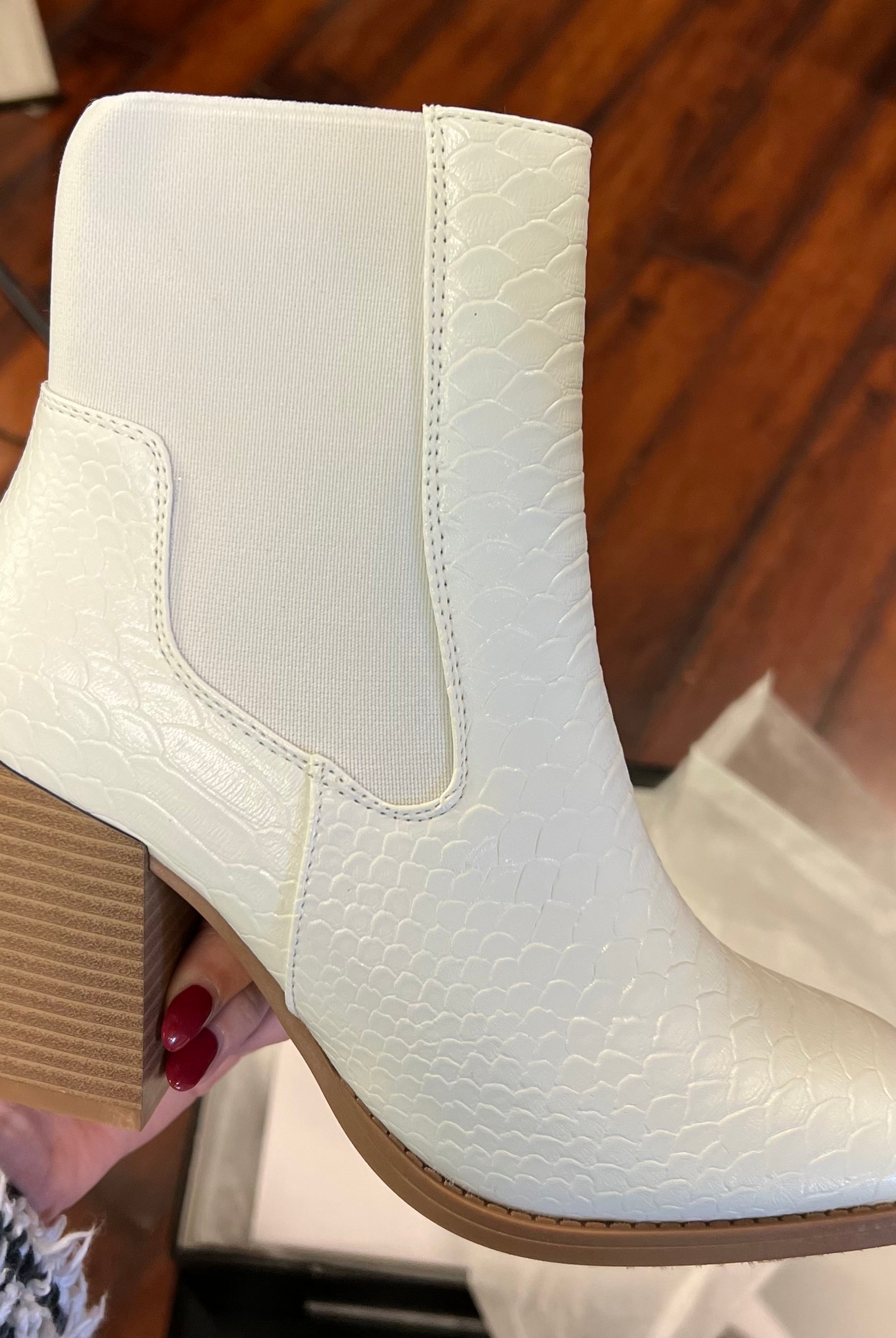 Cammy-10 Bootie-Booties-Podos Boutique, a Women's Fashion Boutique Located in Calera, AL