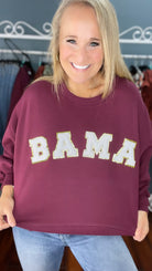 CHENILLE TEAM SWEATSHIRTS-Graphic Sweatshirts-Podos Boutique, a Women's Fashion Boutique Located in Calera, AL