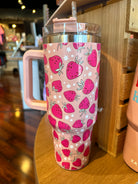 Katydid Tumbler Cup with Handle-Drinkware-Podos Boutique, a Women's Fashion Boutique Located in Calera, AL