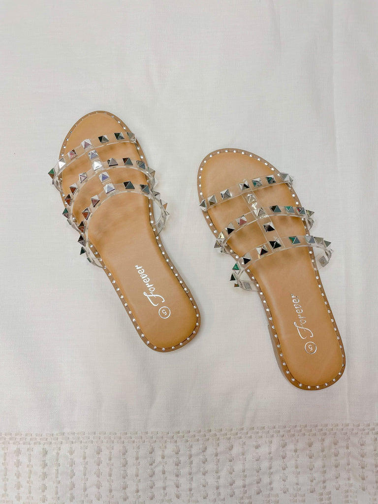Ding-32 Clear Sandal-Sandals-Podos Boutique, a Women's Fashion Boutique Located in Calera, AL