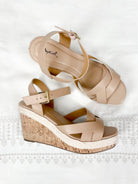 Dupree-2 Wedge Sandals-Wedges-Podos Boutique, a Women's Fashion Boutique Located in Calera, AL