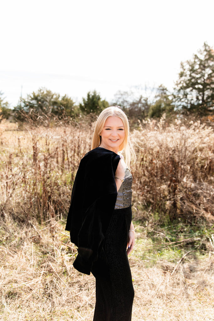Velvet Blazer-Boutique Items. - Boutique Apparel - Ladies - Jackets-Podos Boutique, a Women's Fashion Boutique Located in Calera, AL