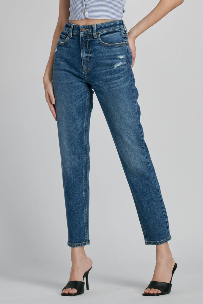 HR Slim Straight Jeans-Boutique Items. - Boutique Apparel - Ladies - Below the Belt - Jeans-Podos Boutique, a Women's Fashion Boutique Located in Calera, AL