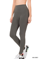 High Rise Ankle Leggings-Leggings-Podos Boutique, a Women's Fashion Boutique Located in Calera, AL