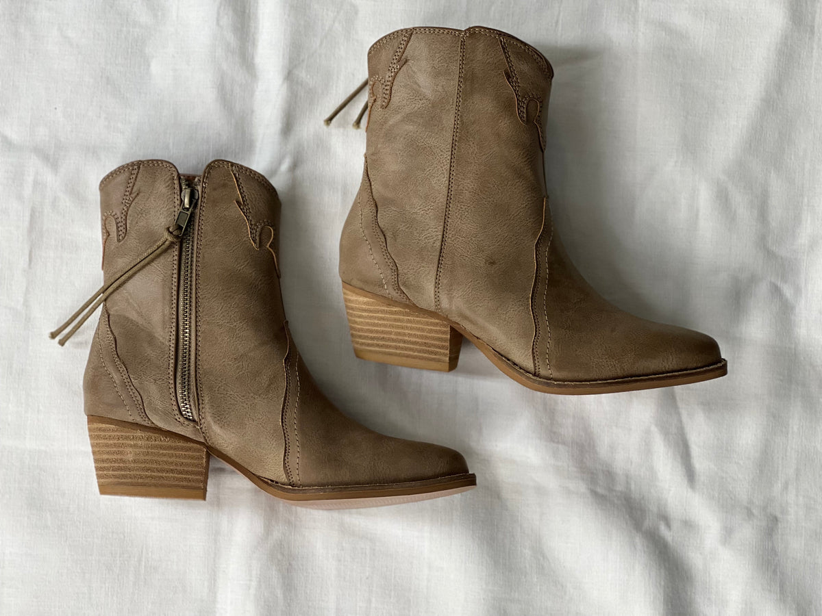 Ramsey Bootie-Booties-Podos Boutique, a Women's Fashion Boutique Located in Calera, AL