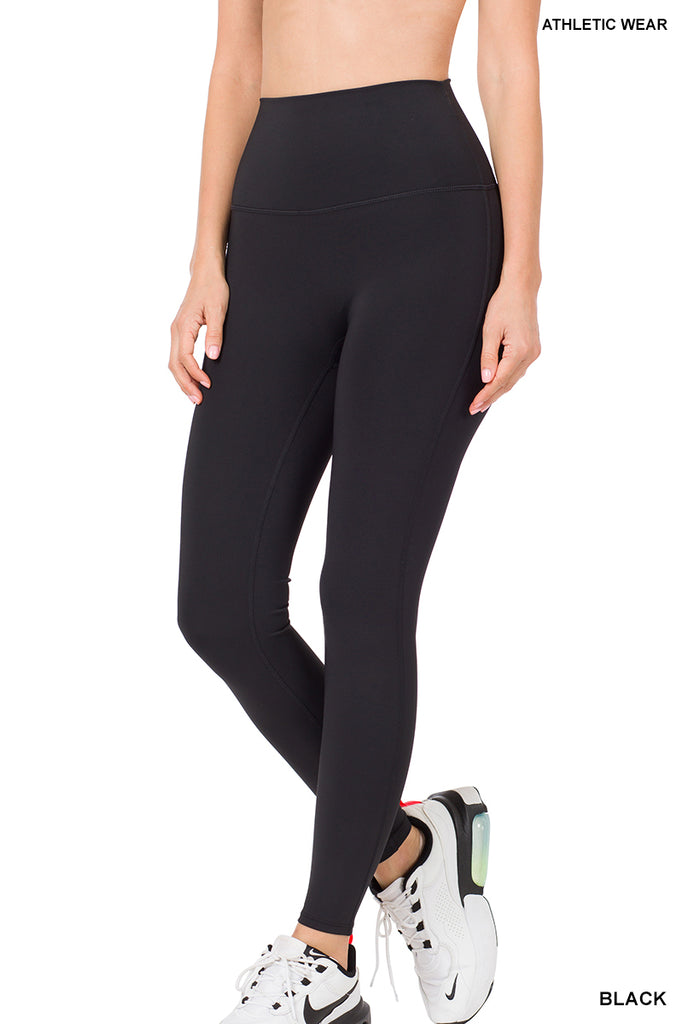 High Rise Ankle Leggings-Boutique Items. - Boutique Apparel - Ladies - All About the Basics - Leggings-Podos Boutique, a Women's Fashion Boutique Located in Calera, AL
