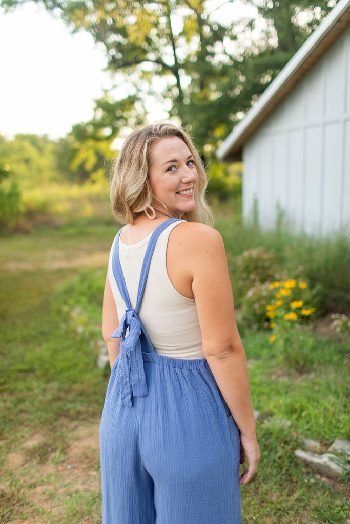 Wide Leg Jumpsuit-Boutique Items. - Boutique Apparel - Ladies - RomperJumpsuit-Podos Boutique, a Women's Fashion Boutique Located in Calera, AL